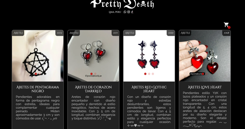 Gothic shop - PrettyDeath project image